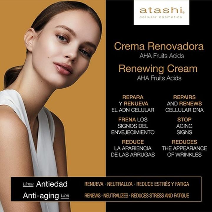 Immagine prodotto Atashi CELULLAR COSMETIC renovadora aha acidi di frutta 50 ml (50 ml, Crema notte)