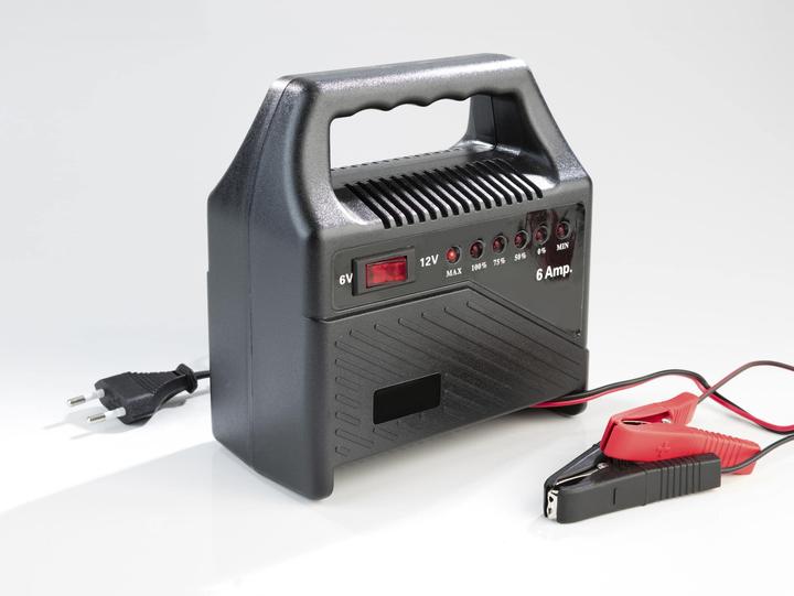 Actual product image HP Autozubehör Battery charger 6 AMP (12V, 6V, 6 A)