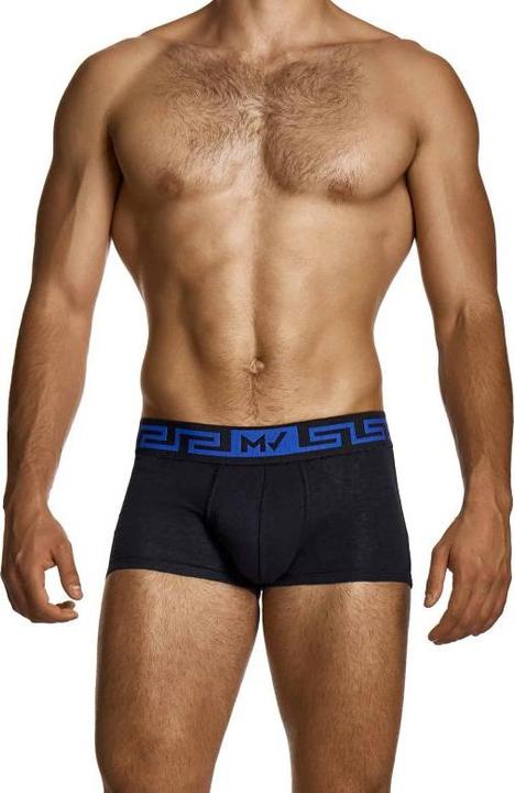 Immagine prodotto Linen Boxershorts Schwarz/Blau Medium (M, Confezione singola)