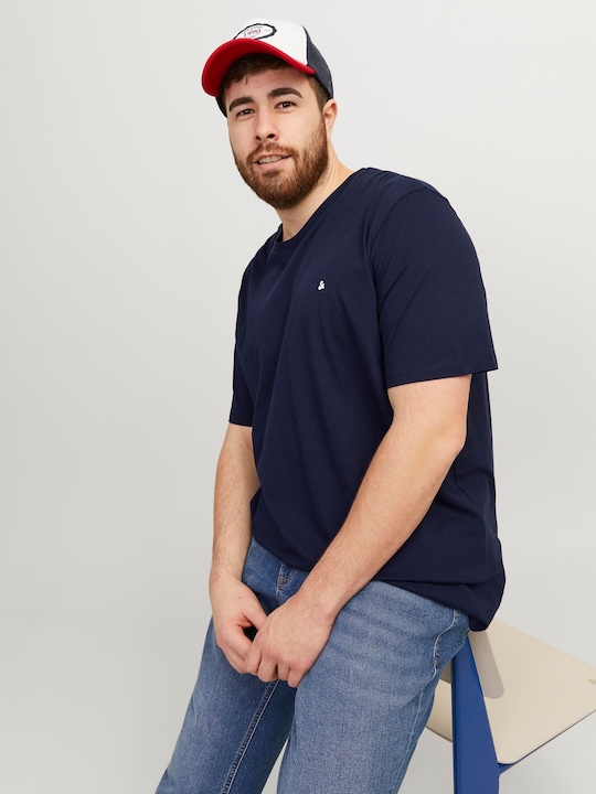 Immagine prodotto Jack & Jones T-shirt plus size a tinta unita (4XL)
