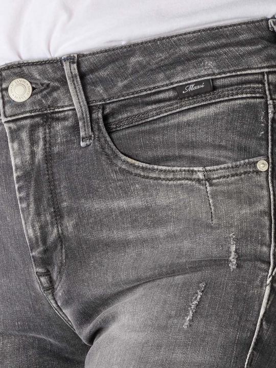 Produktbild Mavi Adriana Jeans Skinny dark grey distressed glam