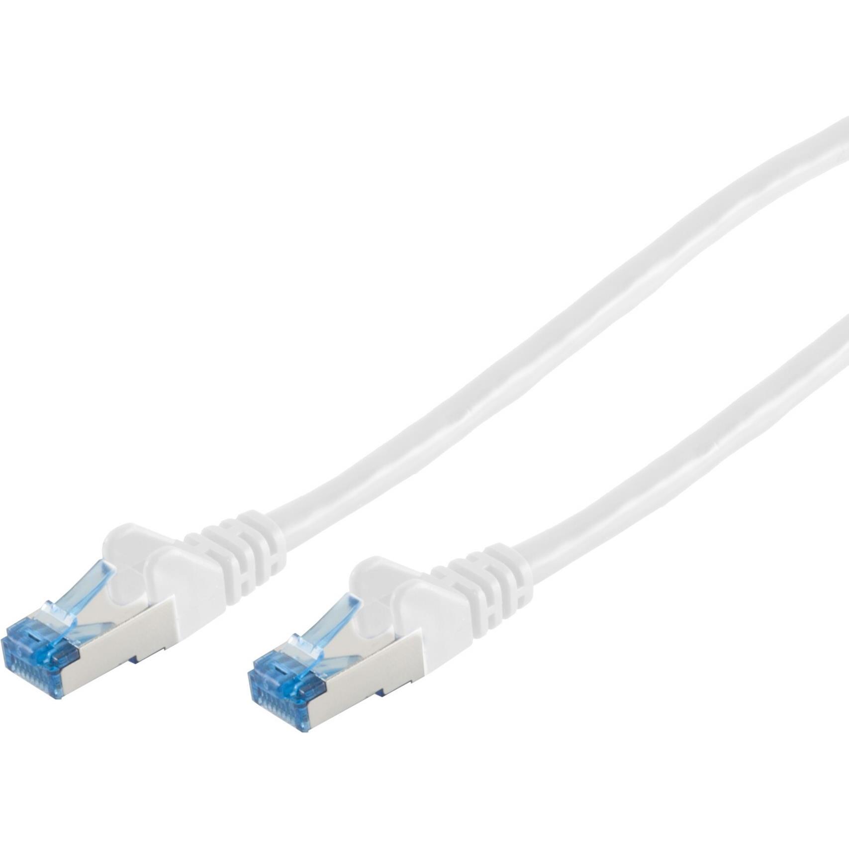Shiverpeaks S/CONN maximum connectivity Netzwerkkabel-Patchkabel, cat 6A, S/FTP, PIMF, weiss, 2,0m (S/FTP, CAT6a, 2 m), ...