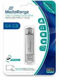 MediaRange MR936 (64 GB, USB-C, USB-A, USB 3.0)