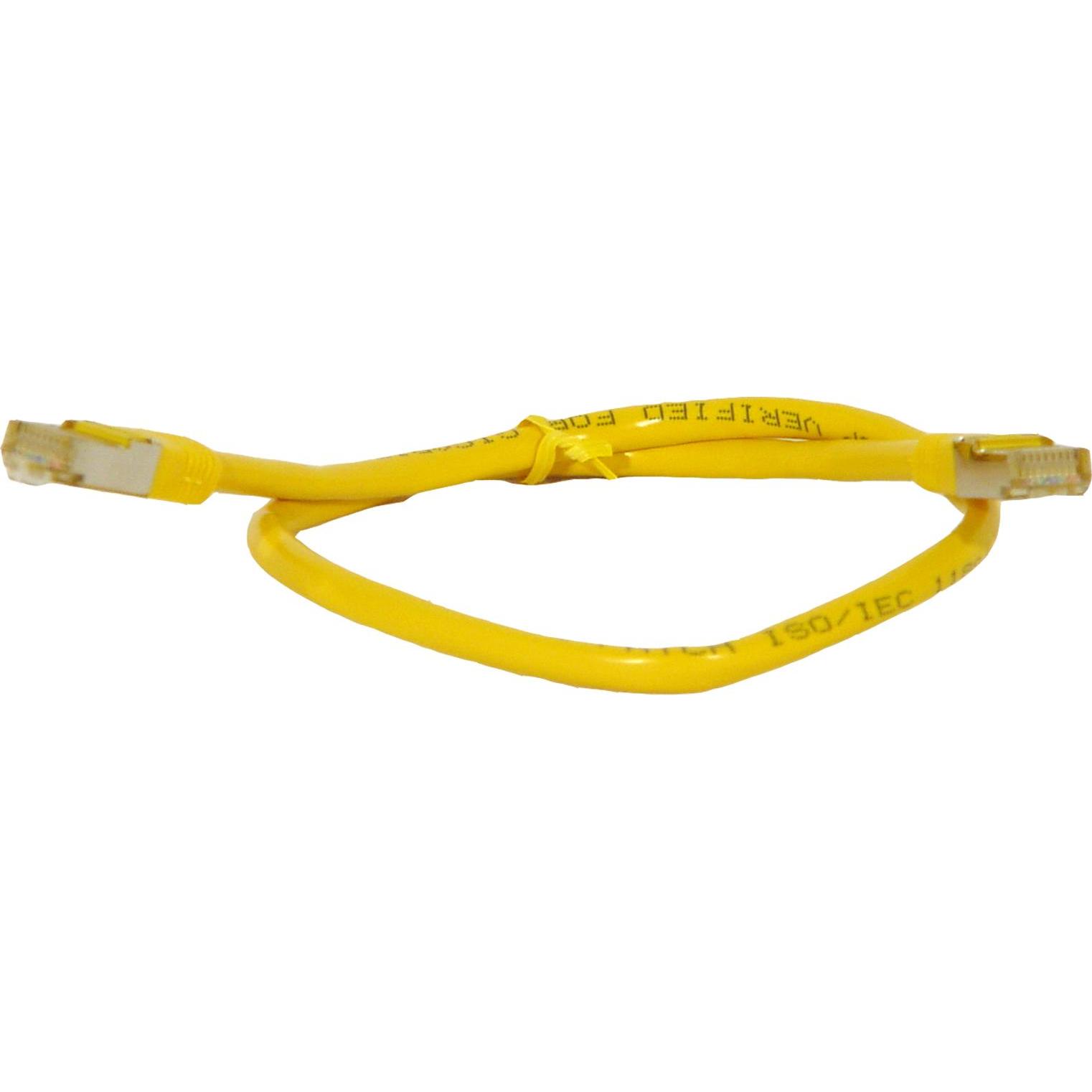 Thumbnail - Goobay CAT 6 Patchkabel, S/FTP (PiMF), Gelb, 0.5 m (S/FTP, CAT6, 0.50 m), Netzwerkkabel