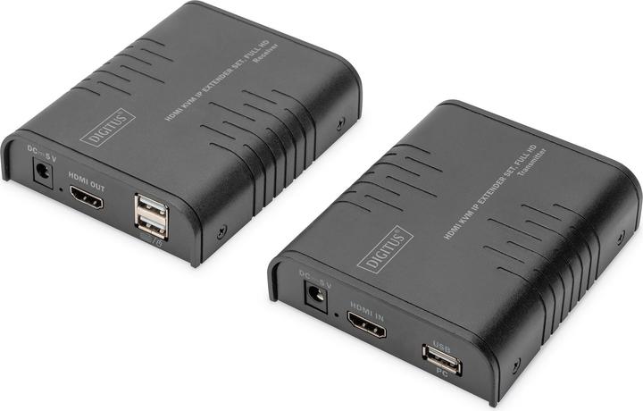 Actual product image Digitus IP KVM Extender Set, 120 m point-to-multipoint, 1080p/60Hz