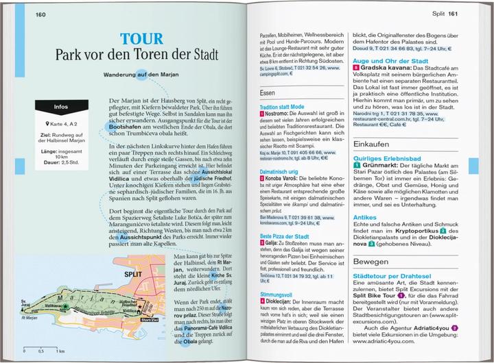 Actual product image Reise-Taschenbuch Kroatische Adriaküste (German, Hubert Beyerle, Veronica Wengert, 2023)