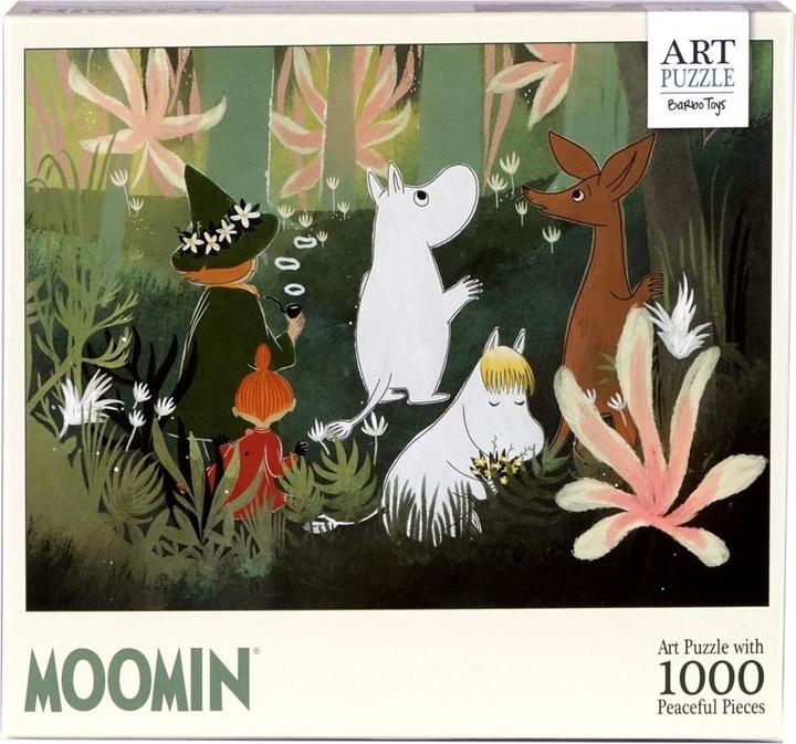 Productafbeelding Barbo Toys Moomin Kunst Puzzel Groen 1000 stuks (1000 onderdelen)