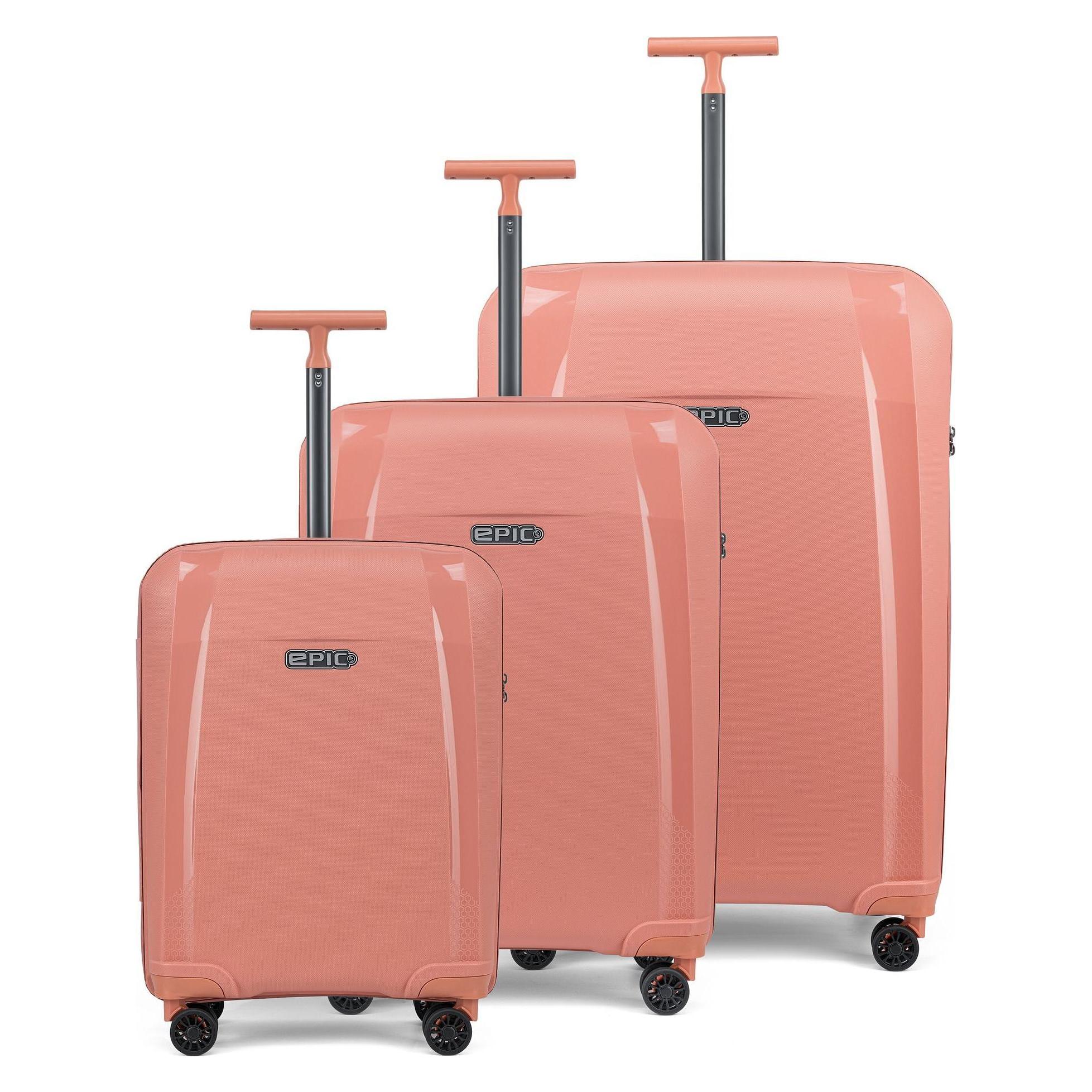 Epic, Koffer, Phantom Sl 4 Rollen Kofferset 3-teilig, Pink, (199 l)