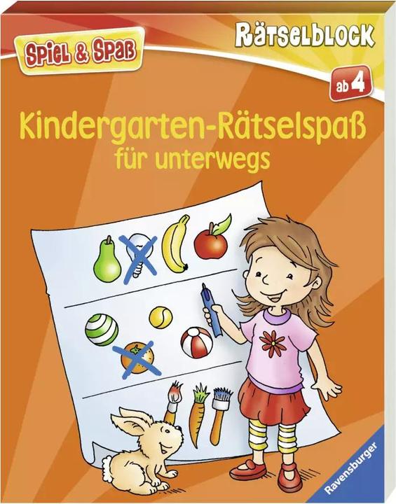 Ravensburger Kindergarten-Rätselspass für unterwegs (Tedesco, Stefan Lohr, 2014)
