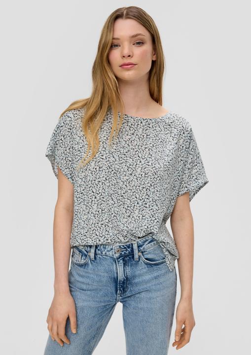 Produktbild S.Oliver Bluse Oversized Viskose-Bluse mit verlängertem Rückenteil (38)
