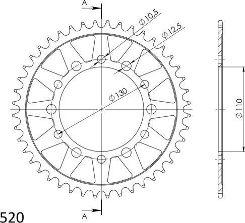 Produktbild Supersprox acier RFE-1486:46 (50)