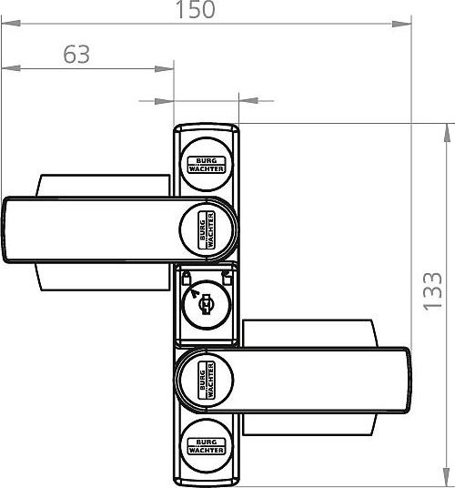 Produktbild Burg Wächter Fenstersicherung Winsafe WS 22 BR SB