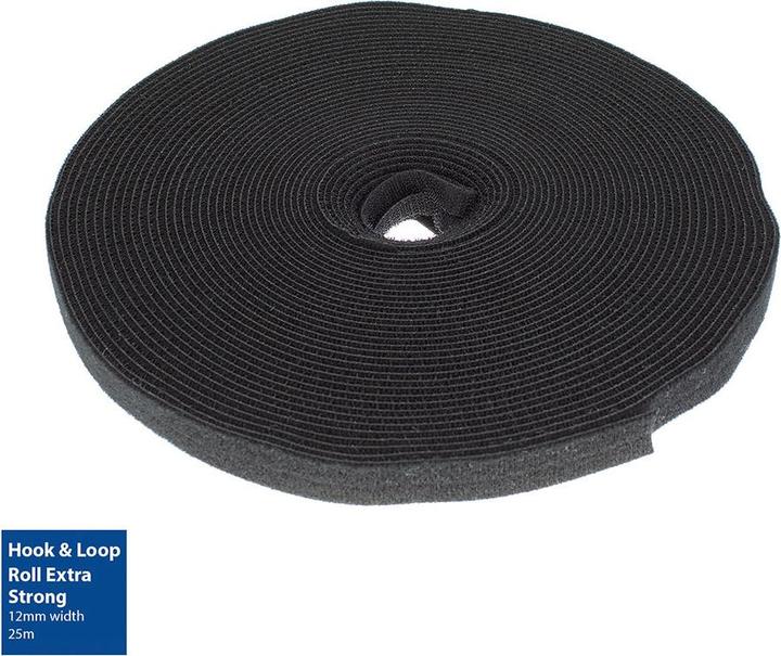 Actual product image ACT Hook & Loop extra strong 12mm, 25m (12 mm)