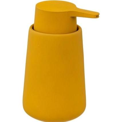 5Five, Seifenspender + Seifenschale, Colorama Senfgelber Seifenspender 250ml