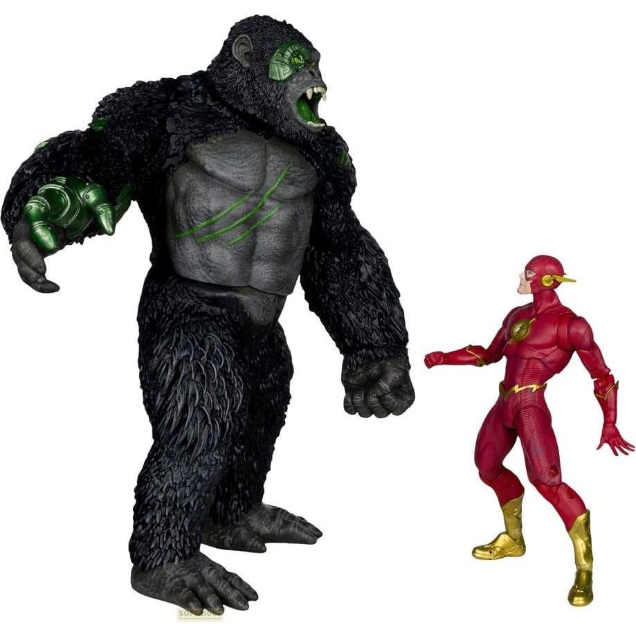 McFarlane DC Multiverse Actionfiguren 2er-Pack Flash vs. Titano 18 cm