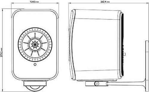 Actual product image KEF LSX Wall Bracket B1 (1 pair, Wall installation, Tiltable)