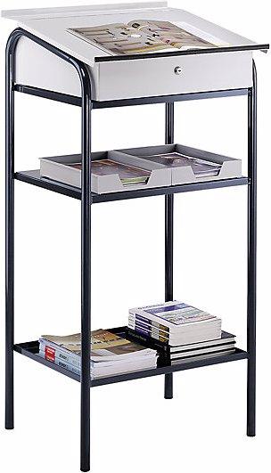 Actual product image eurokraft pro Workshop desk, 2 shelves, HxWxD 1140 x 590 x 520 mm. (59 x 52 x 114 cm)