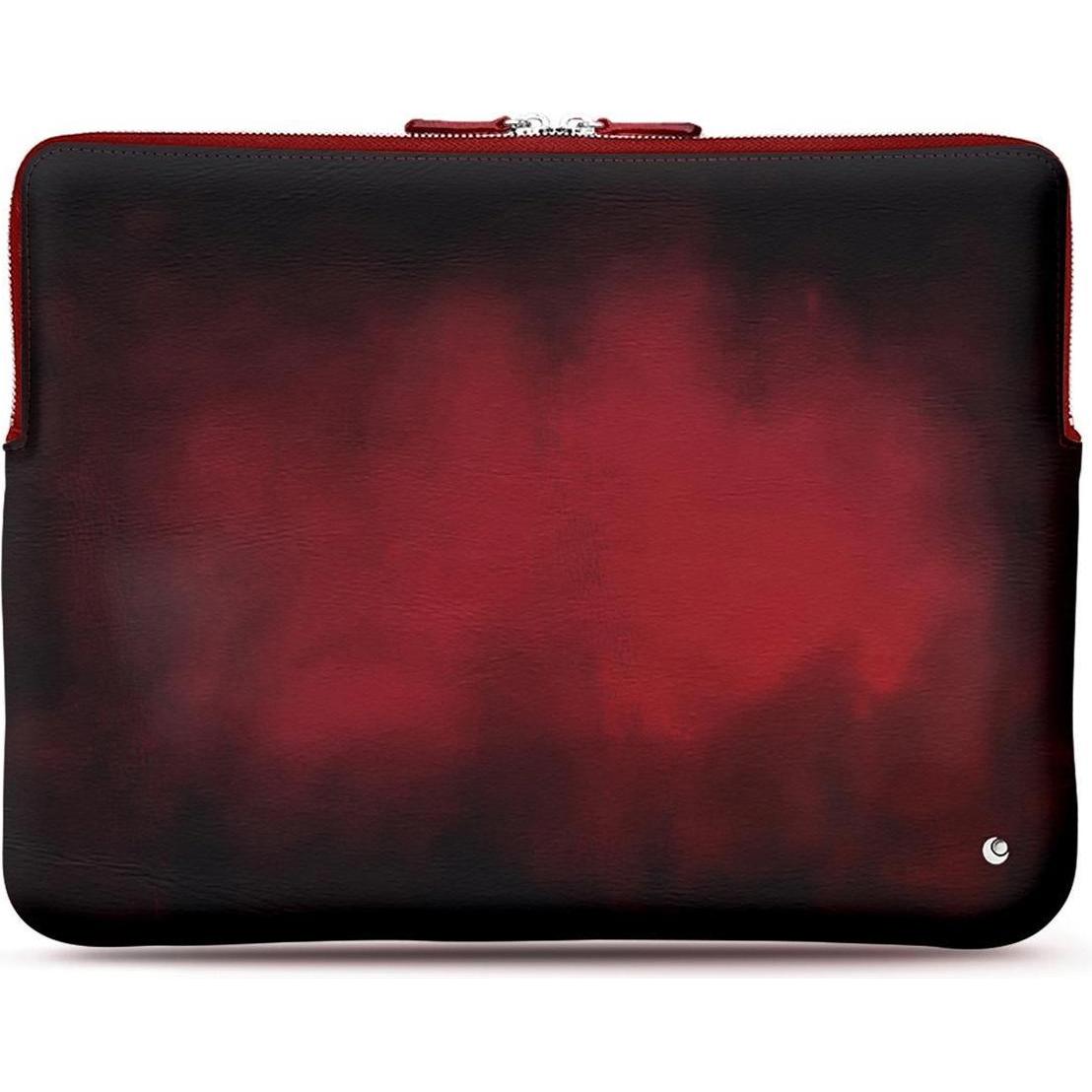 Noreve Lederhülle, Notebooktasche, Rot