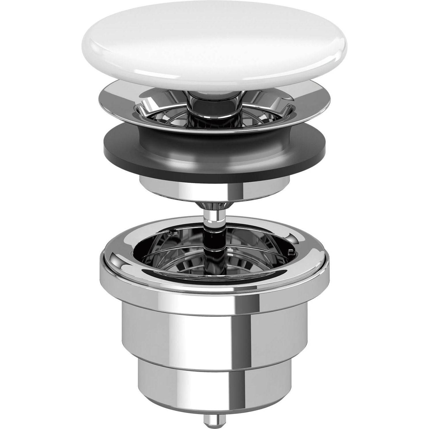 Villeroy & Boch, Zubehör Sanitärinstallation, Ventil, nicht verschliessbar, weiss