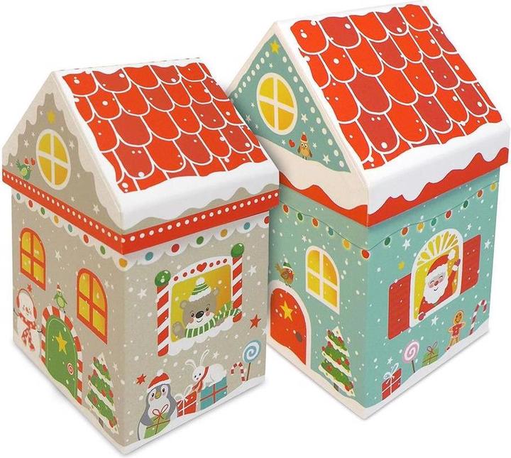 Produktbild Braun + Company Geschenkbox X-Mas Houses 2-teilig (2x)