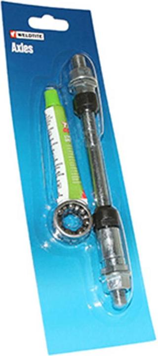 Weldtite Solid rear wheel axle with grease and ball cage