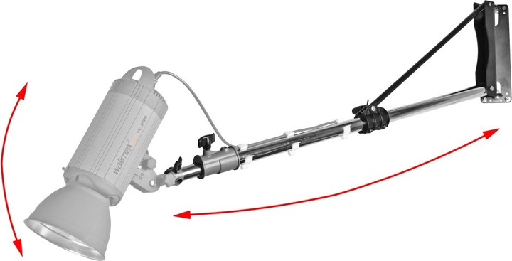 Actual product image Walimex pro per wall lamp stand (215 cm, 4 kg)