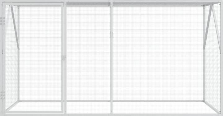 Actual product image vidaXL Bird aviary anthracite 102x208x108 cm steel