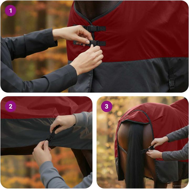 Produktbild vidaXL Pferdedecke (145 cm)