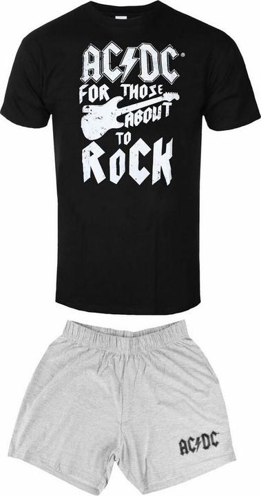 Produktbild AC/DC For Those About to Rock Schlafanzug mit Shorts (XL)