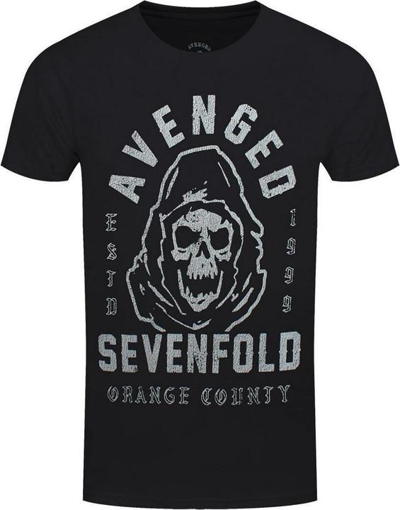 Produktbild Avenged Sevenfold Adult So Grim Orange County TShirt aus Baumwolle (L)