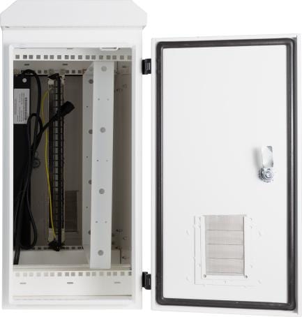 Image du produit Deltaco 19"-skåp, 6U, 600x280x600mm, v (10.86 HE, Rack 19 pouces)