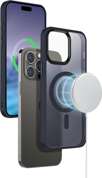 Image du produit Crong Étui iPhone 15 Pro MagSafe bleu