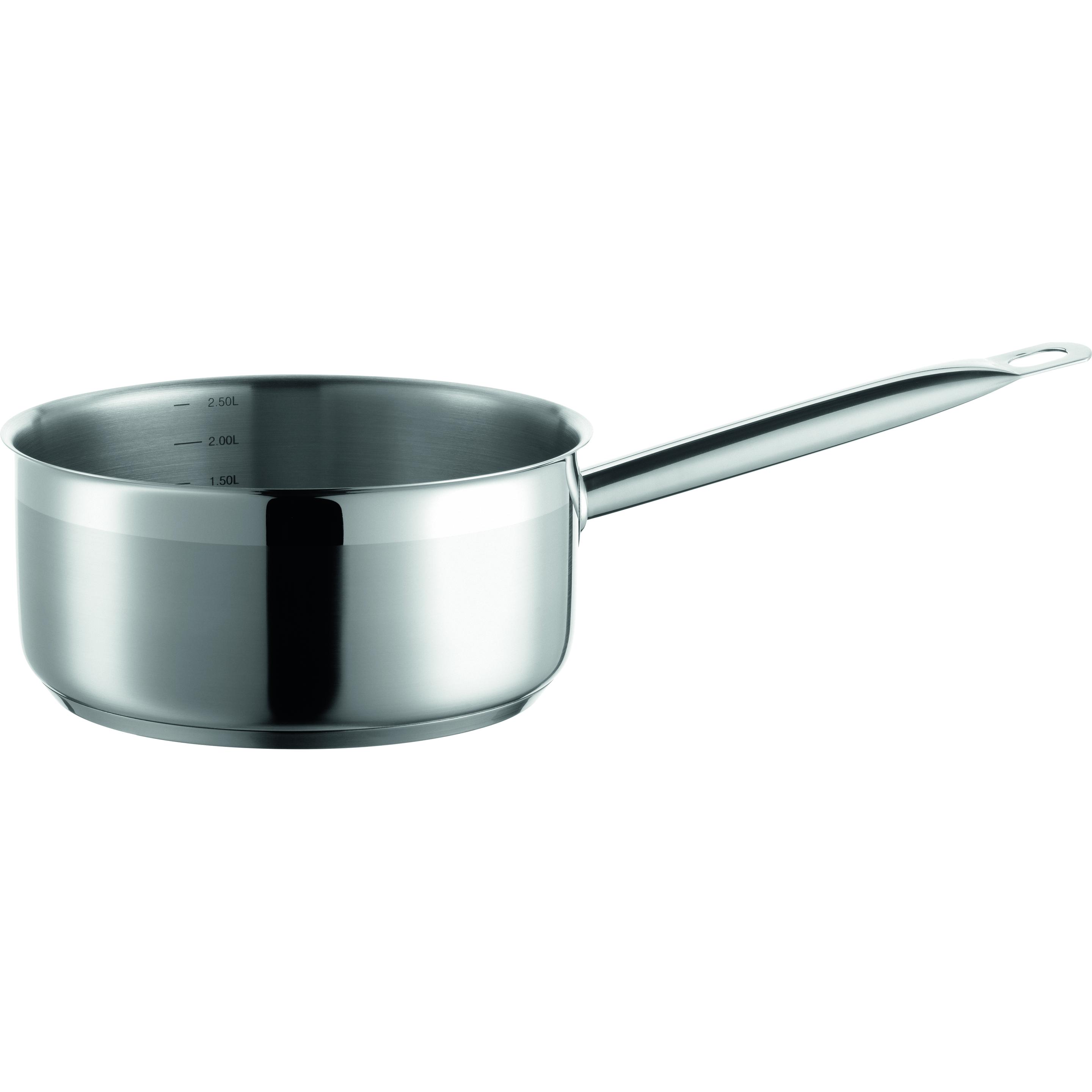 Mäser Professional, Pfanne + Kochtopf, Silber