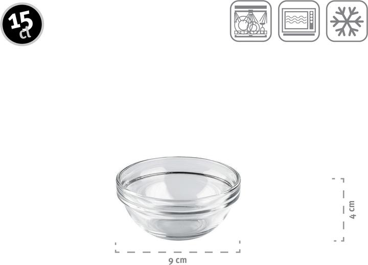 Actual product image Mäser Empilable (9 cm, 0.15 l, 6x)