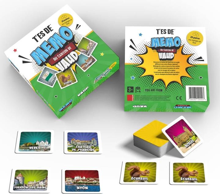 Image du produit Unique T'ES® Vaudoise si - Memo (Français, 2 - 4 Joueur)