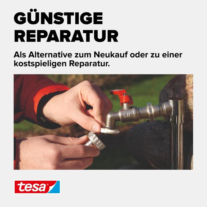 Actual product image tesa Stop Water repair belt (White)