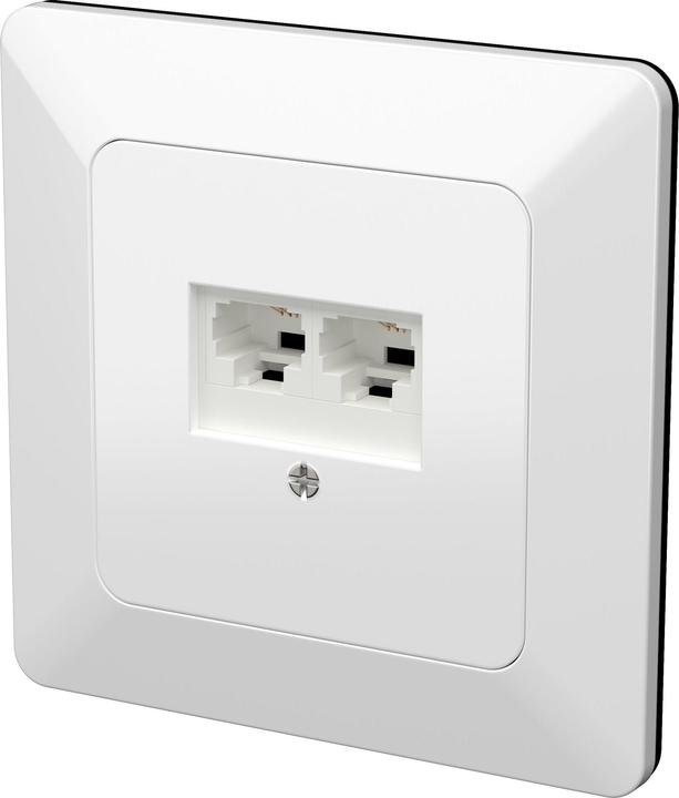 Modino UP socket 2x RJ45 2x 4-pole