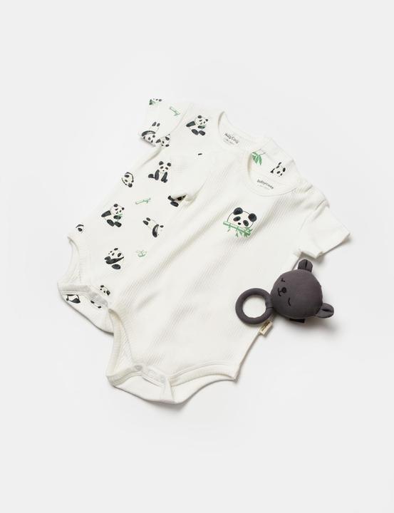Produktbild BabyCosy Body. kurzarm. 2 Pack (80)