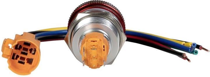 Actual product image Joy-it Button22NA-01 Emergency stop button mechanical interlock Red, Green (Ø x H