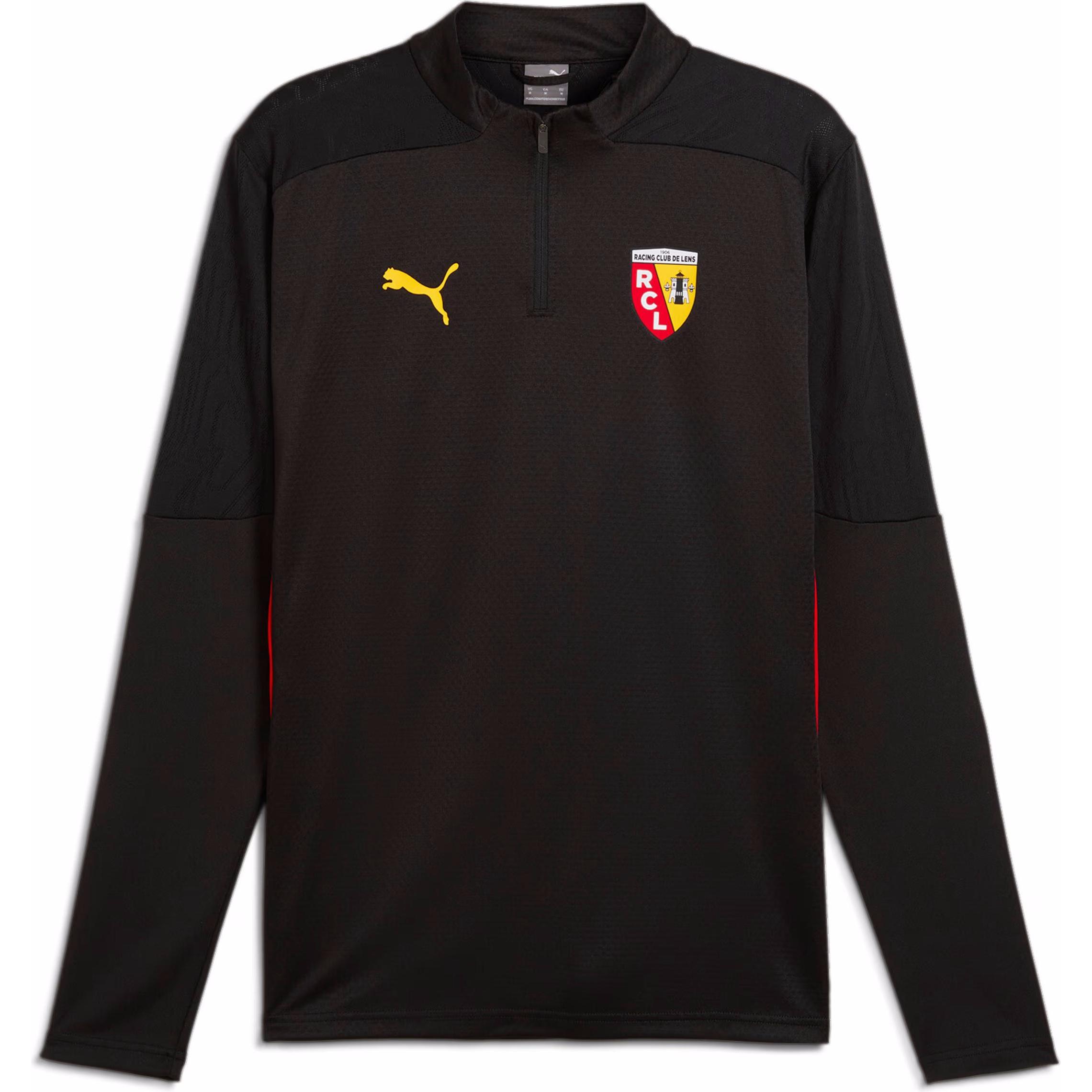 Puma, Herren, Sportshirt, 1/4-zip-trainingsobertei rc ens 2024/25 (L), Schwarz, L