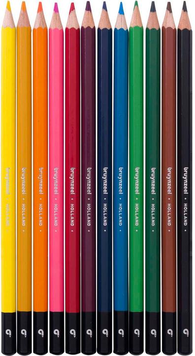 Actual product image Bruynzeel Coloured pencils set 12pieces (12x)