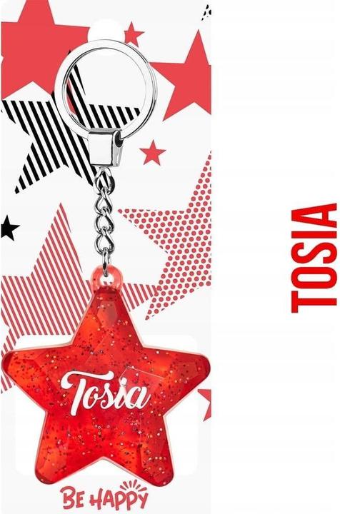 Actual product image Tosias Stern-Schlüsselanhänger