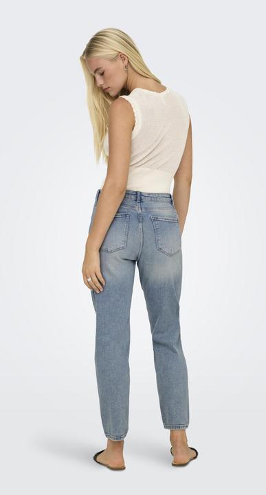 Actual product image Only ONLEMILY High waist straight cut jeans Straight fit jeans (W30/L32)