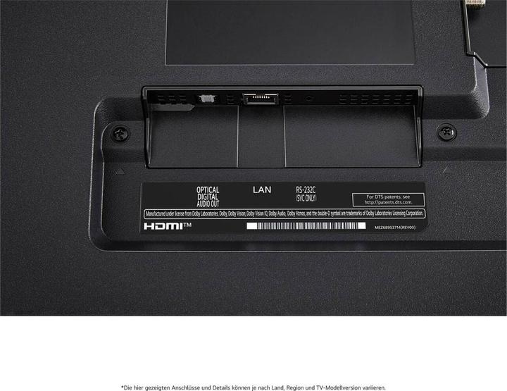 Actual product image LG 50QNED85T6A (125.8 cm (50 inch), black, UltraHD/4K, HDR10, triple tuner, AI processor, 120Hz panel (50", QNED85, QNED, 4K)