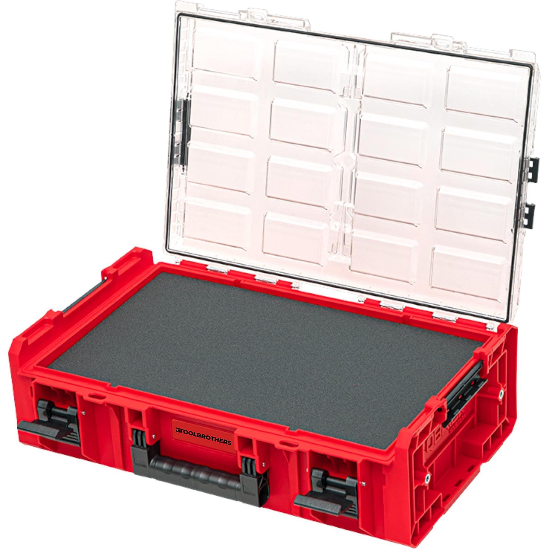 Tool Brothers, Sortimentskasten, Toolbrothers RHINO ONE Organizer 2XL 2.0 MFI RED ULTRA HD stapelbar 582 x 387 x 172 mm ...