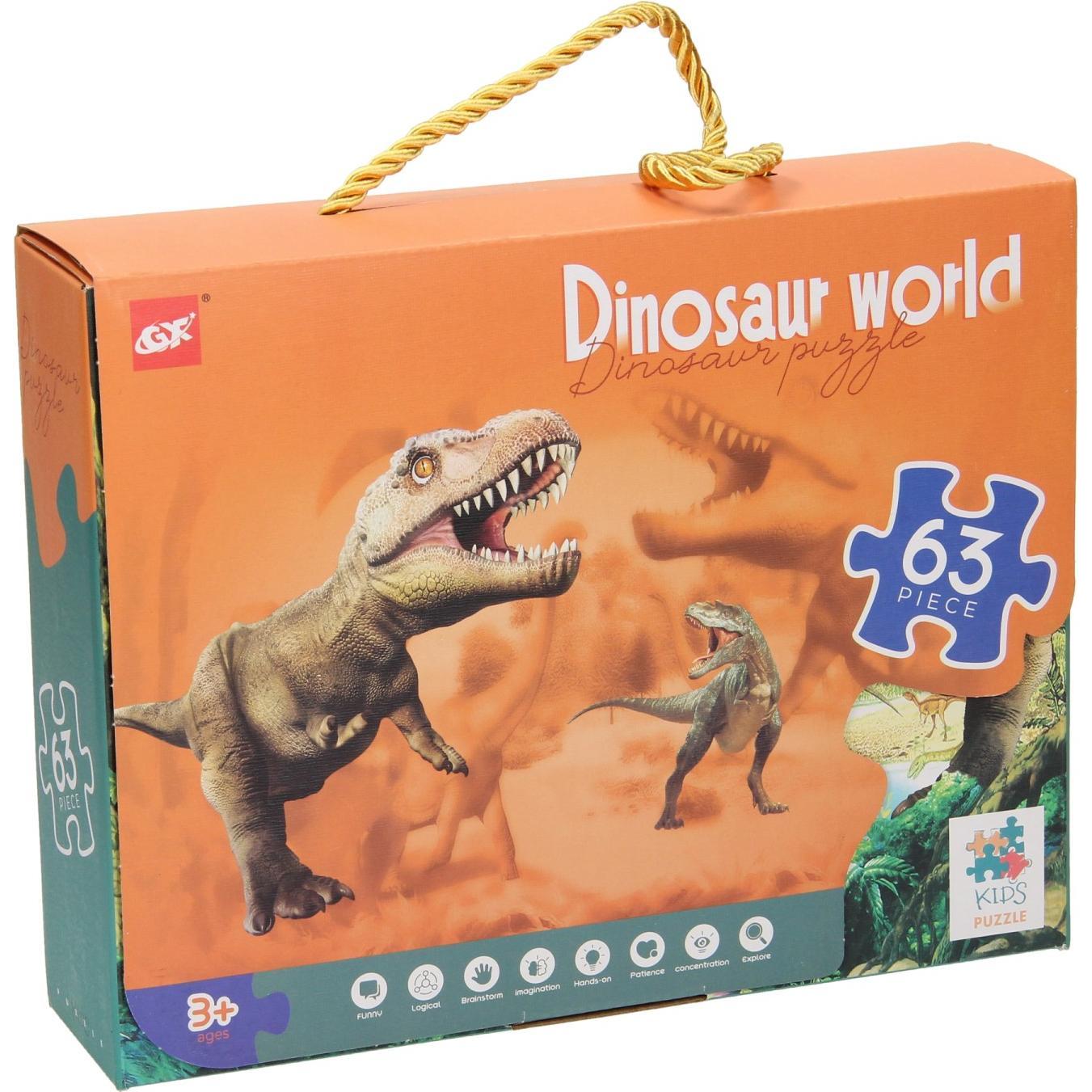 Thumbnail - Puzzle Dino World, 63tlg.