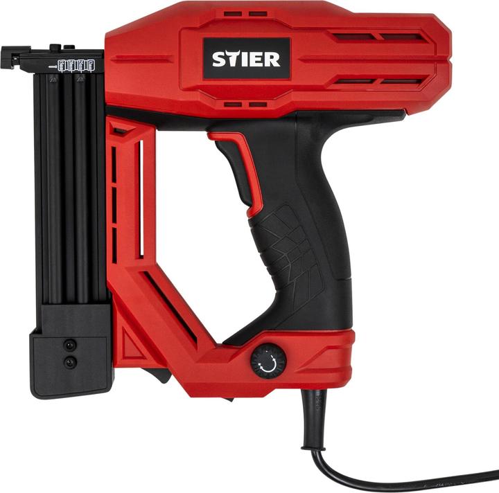 Productafbeelding Stier Elektro-Kombi-Tacker TK-18 230 V mit 400 Nägeln und Klammern