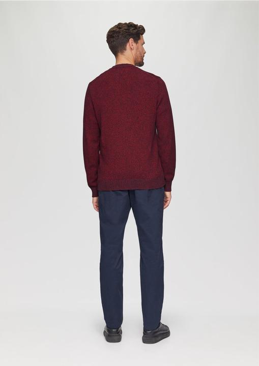Produktbild S.Oliver Strickpullover Strickpullover mit Logo in Melange-Optik (S)