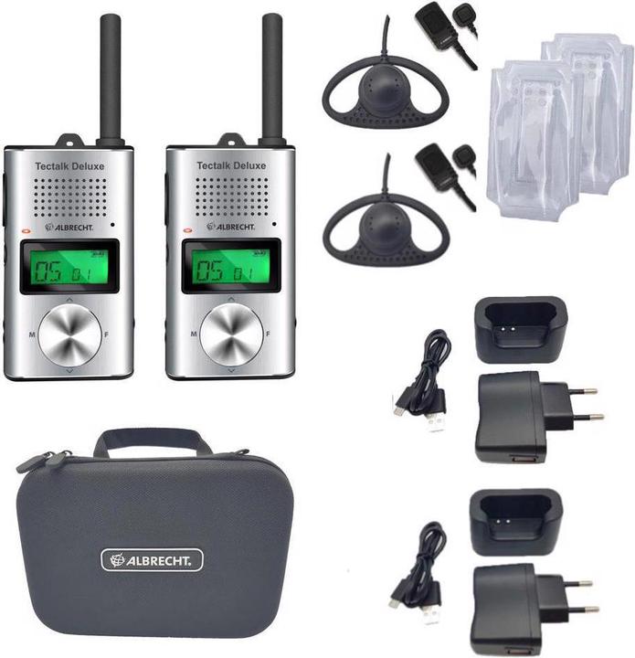 Produktbild Albrecht Funkgeräte-Set Tectalk Deluxe 2er-Set (10 km)