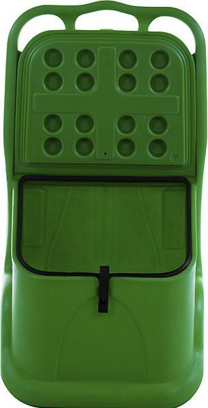 Image du produit eurokraft basic Chariot universel, idéal pour matériaux en vrac, capacité 75 l, vert.
